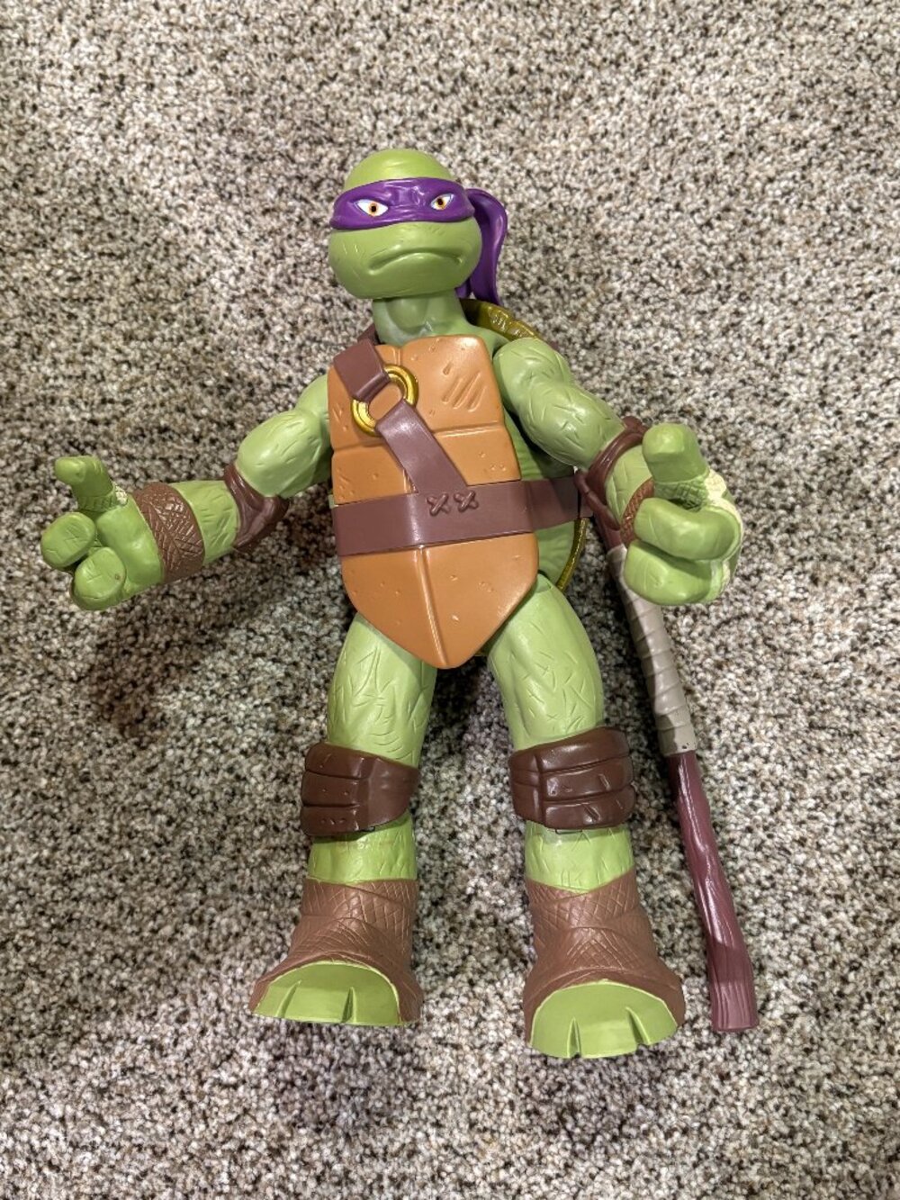 Large TMNT Donatello Action Figure With Bo Staff